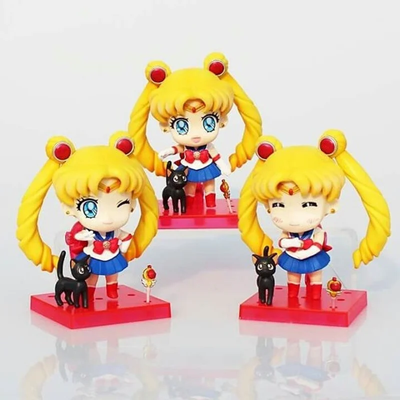 Figura Nendoroid Usagi Tsukino Sailor Moon con Luna
