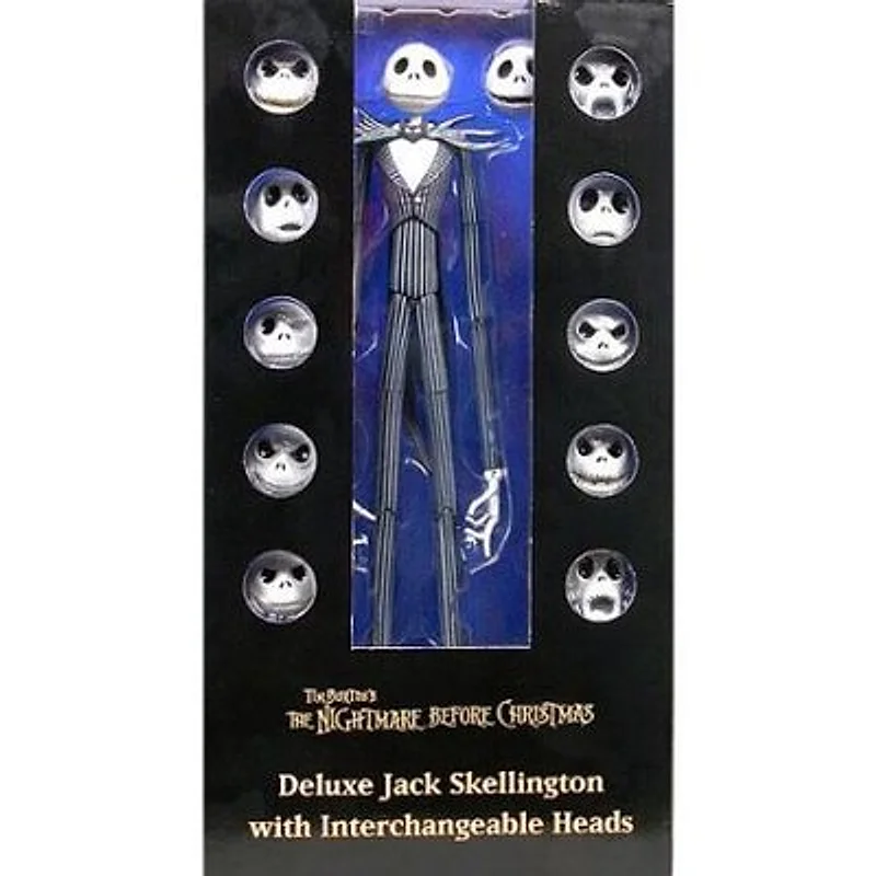 Figura Jack Skellington con cabezas intercambiables — The Nightmare Before Christmas
