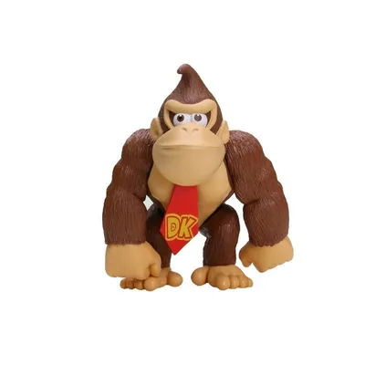 Figura Donkey Kong con corbata roja Mario Bros