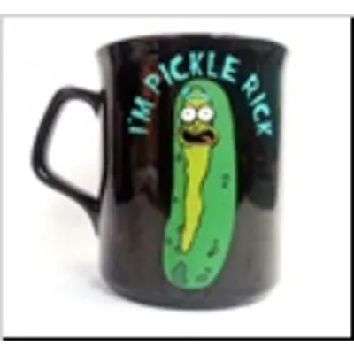 Mug Pickle Rick Negro Rick and Morty