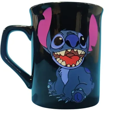 Mug Stitch con sonrisa pícara — Lilo y Stitch